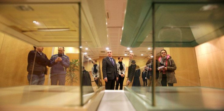 Les urnes preparades al Centre de Congressos d’Andorrra la Vella.