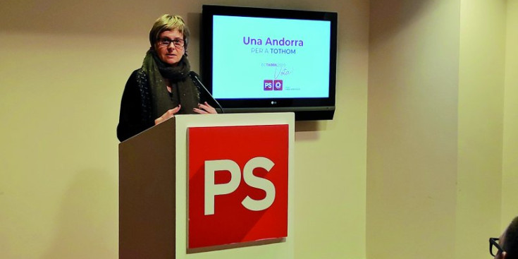 La candidata número dos del PS Susanna Vela.
