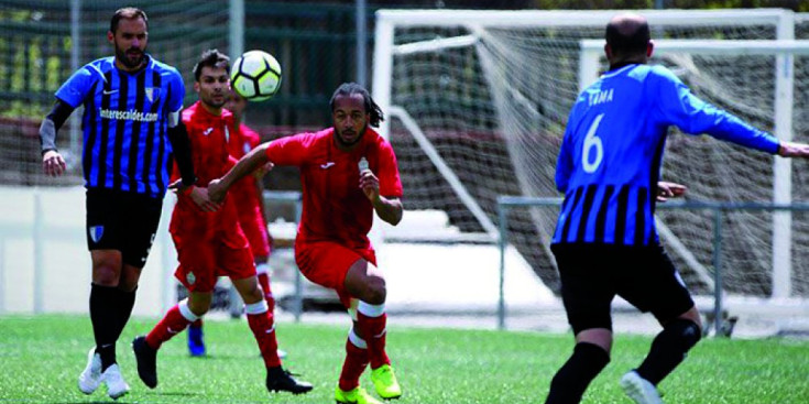 L’Inter d’Escaldes i la UE Engordany, ahir.