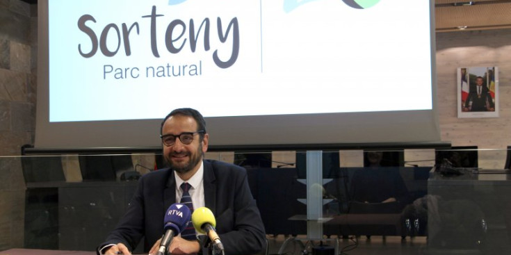 El conseller Jordi Serracanta presenta els actes previstos pel 20è aniversari del Parc natural de Sorteny.