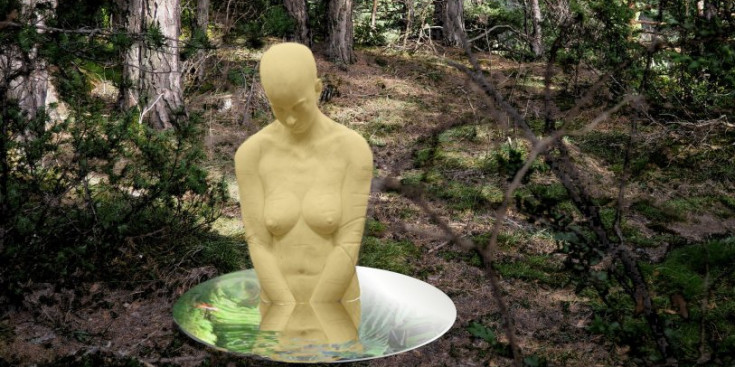 Una de les escultures que ha previst Calvente en el seu projecte.
