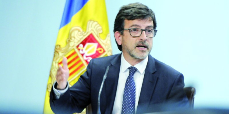 El ministre portaveu en funcions Jordi Cinca.