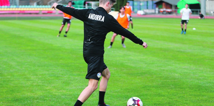 Un entrenament de la sub-21.