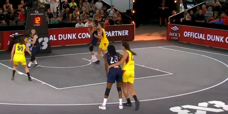 Un partit de 3x3.