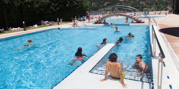 La piscina dels Serradells.