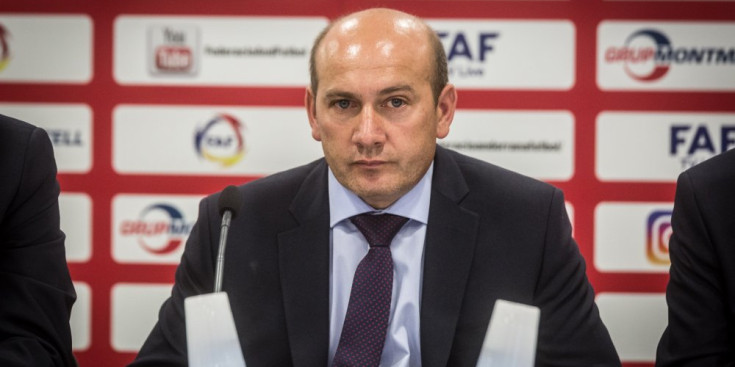 El vicepresident de la Federació Andorrana de Futbol, Alfonso Martín.