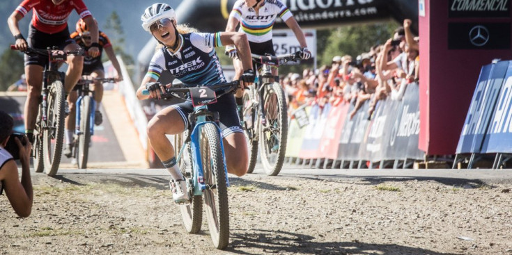 Jolanda Neff s’imposa en el ‘short track’ de la Copa del Món de Vallnord.