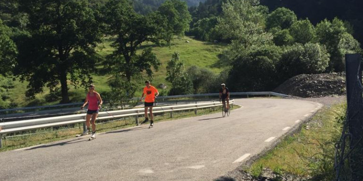 L'equip nacional de fons al Berguedà.