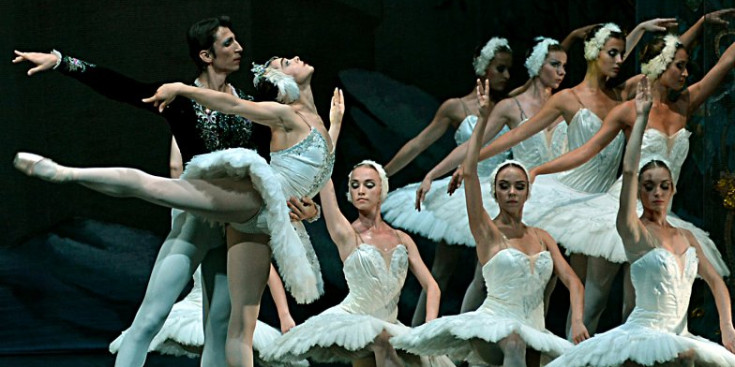 Un moment d’‘El llac dels cignes’ interpretat pel Ballet de Moscou.