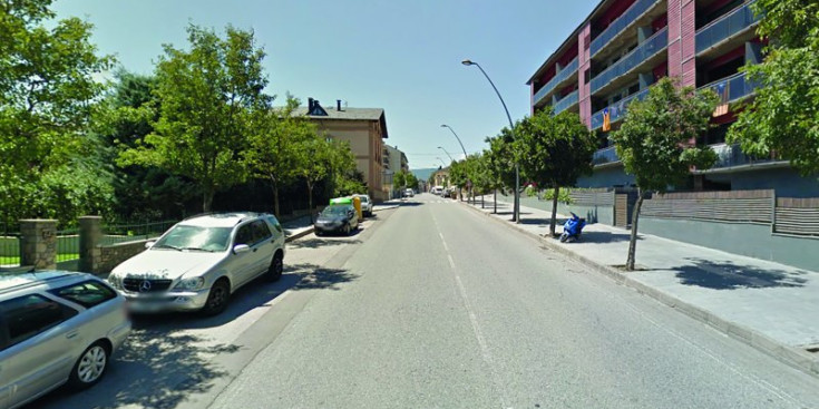 Un tram de l'avinguda on està situat el gimnàs.