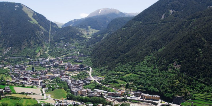 Vista general de la parròquia d'Encamp.