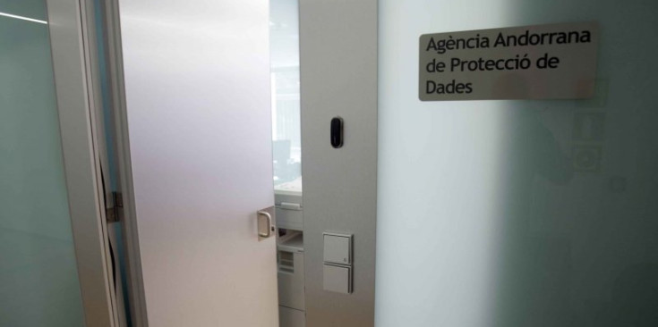 L’entrada a l’agència de protecció de dades.