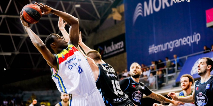 Moussa Diagne, en un partit de la temporada passada.