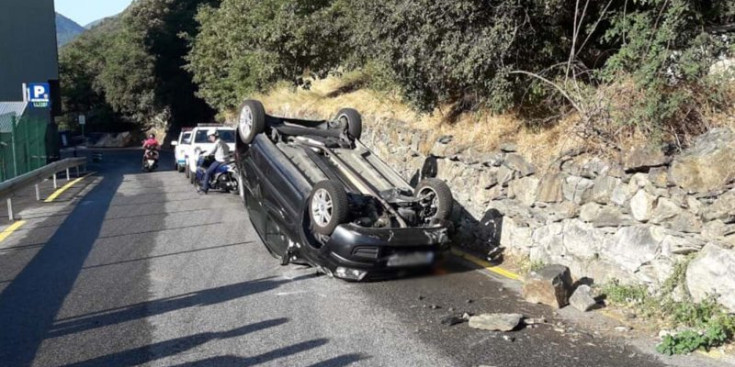 L’estat en què va quedar el vehicle accidentat.