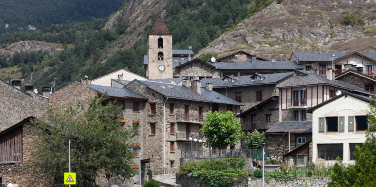 Vista del poble d’Ordino.