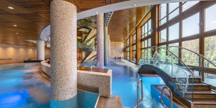 Interior de l’Sport Wellness Mountain Spa.