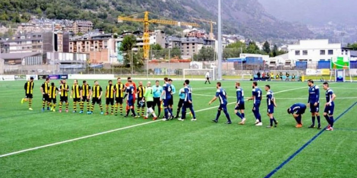 El derbi de Santa Coloma va acabar amb un empat a 2.