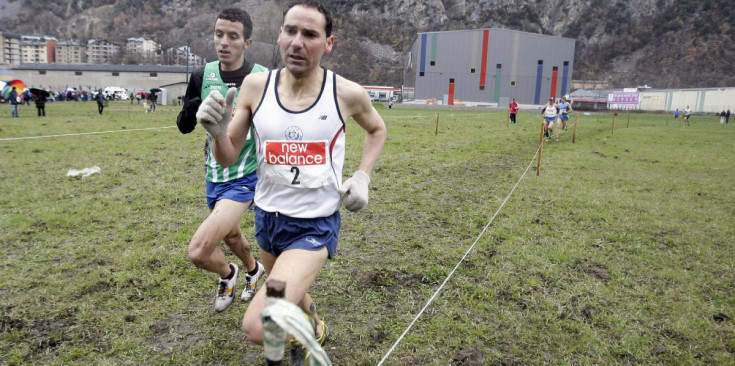 Marcos Sanza, l'any passat en el Cros de les Valls a la Borda Mateu.