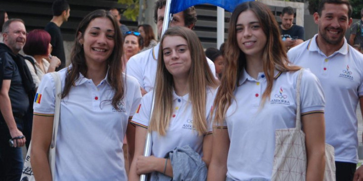 Mònica Doria, Noemí Font i Laura Pellicer conformen la delegació andorrana que participarà en el Mundial.