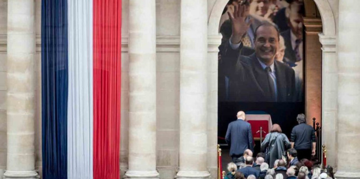 El funeral de Jacques Chirac.