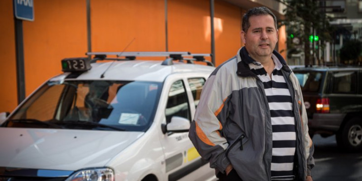 El secretari general de la Unió Sindical del Taxi, Victor Ambor.