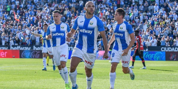 Els jugadors del Leganés celeren un gol aquesta temporada.