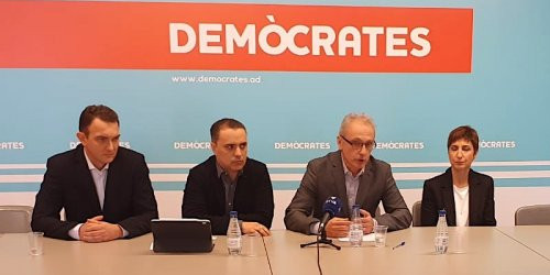 L’acte de presentació de la llista de Demòcrates per Canillo.