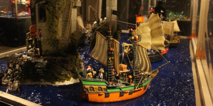 Diorama de pirates al CAEE.