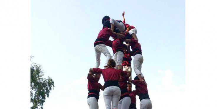 5de6 dels Castellers d'Andorra a Prada de Conflent.