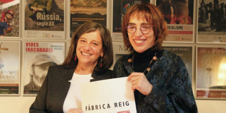 La directora de Fundació Reig, Maria Martí, i la presidenta, Déborah Ribas