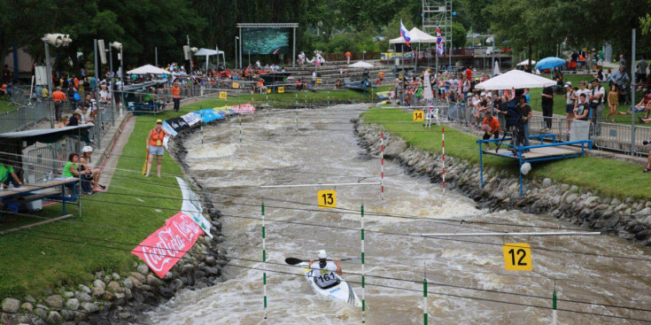 Imatge d’arxiu d’una Copa del Món Canoeslalom celebrada al Parc del Segre.