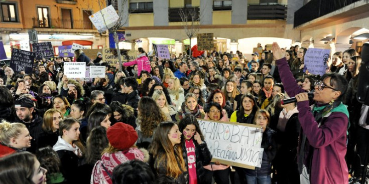 La manifestació feminista del 8 de març.