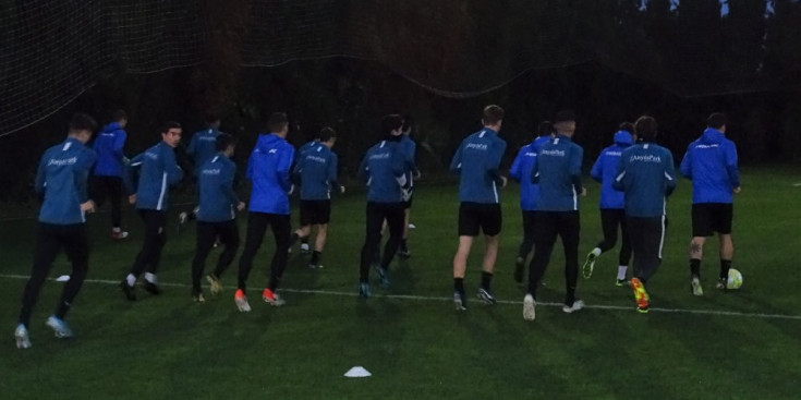 L'entrenament de l'Andorra.