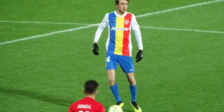 Rai Marchán en el partit contra el CF La Nucia.