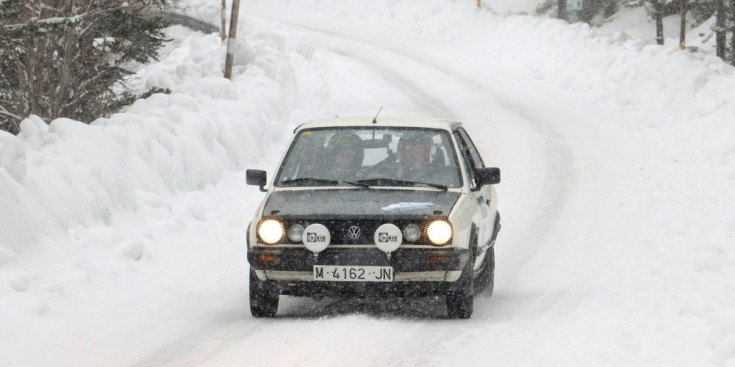 Els germans Aydillo competeixen a l’Andorra Winter Rally.