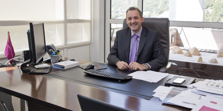 El Director General de la companyia de telecomunicacions Andorra Telecom, Jordi Nadal.