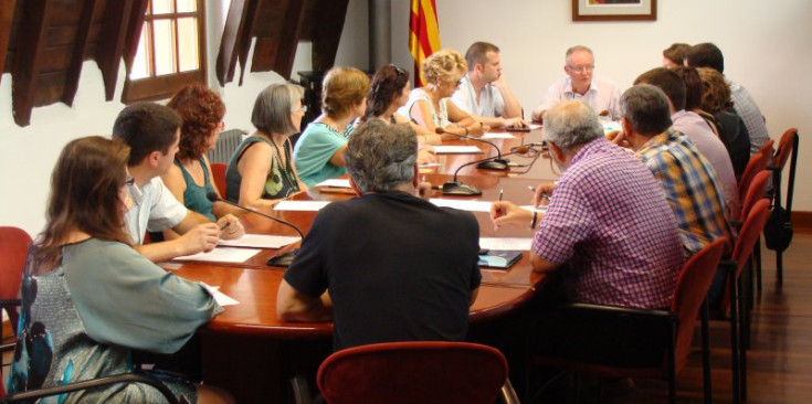 Imatge del ple del Consell Comarcal