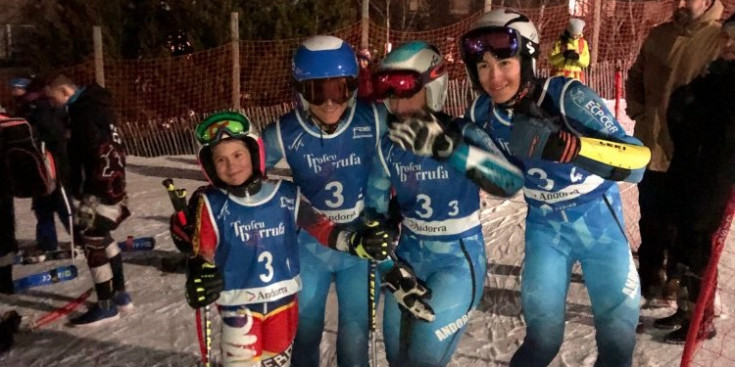 L’equip d’Andorra, guanyador del National Team Event.