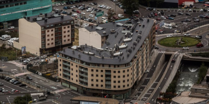 Edificis al centre d’Escaldes-Engordany.