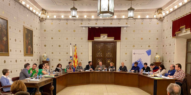 El ple de l’Ajuntament de la Seu d’Urgell.