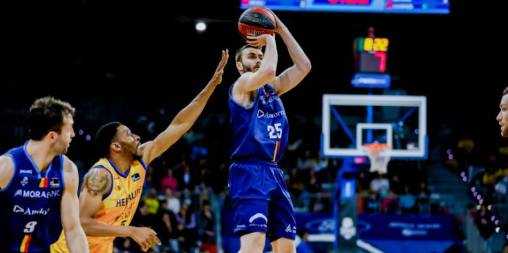 David Jelínek en el partit contra l’Herbalife Gran Canària.