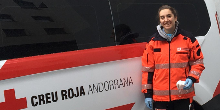 La pilot andorrana Margot Llobera.