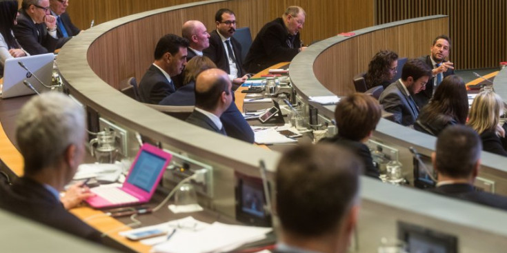 Imatge d'arxiu d'una sessió de Consell General