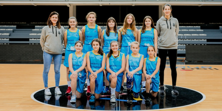 L'infantil femení del MoraBanc Andorra.