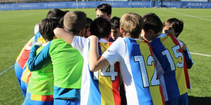 La base de l'FC Andorra.