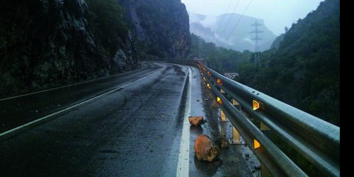 Despreniment a la zona propera a Organyà de Tres Ponts.