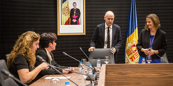 Una sessió del comú d'Escaldes-Engordany. / MARICEL BLANCH