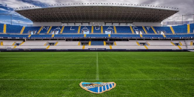 Una imatge de l’estadi La Rosaleda.