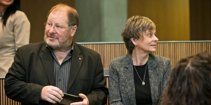 El consellers general del PS, Jordi Font i Susanna Vela.