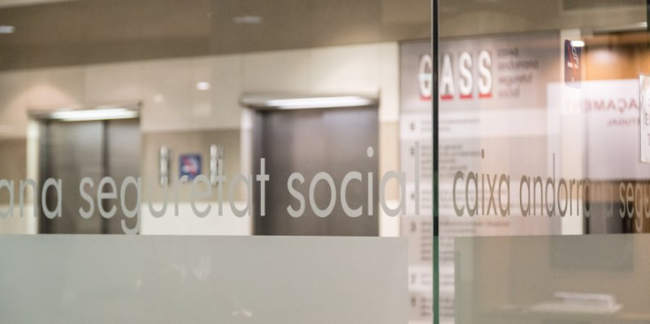 L’interior de la Caixa Andorrana de la Seguretat Social (CASS).